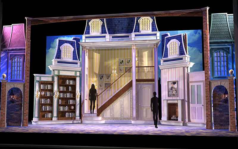 Mary Poppins set rentals from Front Row Theatrical Rental